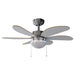 EAN 8435484059381 - Cecotec 05938 ventilador Blanco, Madera imagen 2