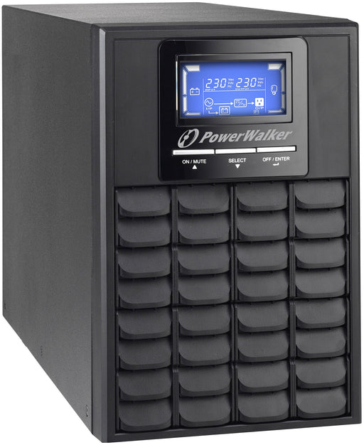 EAN 4260074976557 - PowerWalker VFI 1000C LCD sistema de alimentación ininterrumpida (UPS) Doble conversión (en línea) 1 kVA  imagen 2