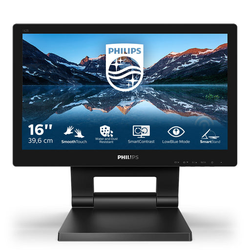 EAN 8712581760250 - Philips 162B9T/00 pantalla para PC 39,6 cm (15.6") 1366 x 768 Pixeles HD LCD Pantalla táctil Negro imagen 2
