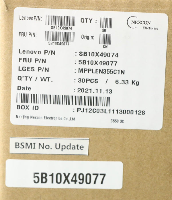 EAN 5704174962670 - Lenovo 5B10X49077 refacción para laptop Batería imagen 3