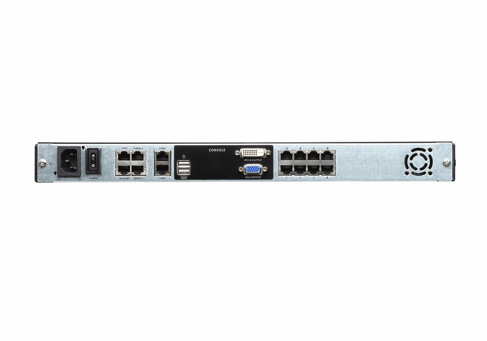 8-Port 19" Lcd Cat5e/6 Kvm Over Ip Switch Dual Rail - Kl1108vn-Axa-Eg