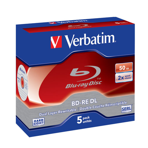 EAN 0023942437604 - Verbatim BD-RE DL 50GB 2 x 5 Pack Jewel Case 5 pieza(s) imagen 2