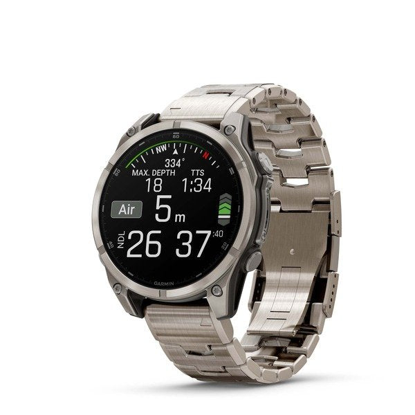 Smartwatch  Garmin Fenix 8 3,56 Cm (1.4") Amoled 47 Mm Digital 454 X 454 Pixeles Pantalla Táctil Titanio Wifi Gps (Satélite)