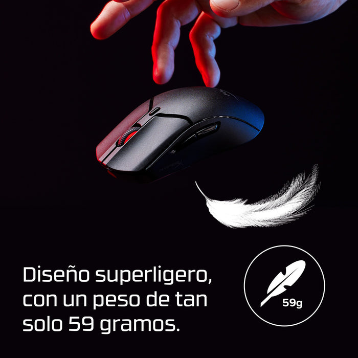 EAN 0197192120217 - HyperX Pulsefire Haste 2 Mini Wireless Black Gaming Mouse ratón Juego Ambidextro RF Wireless + Bluetooth  imagen 5