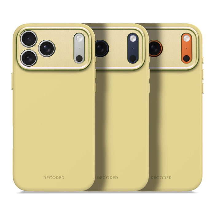 Decoded Silicone Backcover Apple Iphone 17 Pro Max Yuma Yellow Funda Para Iphone 17 Pro Max 17,5 Cm (6.9") Amarillo