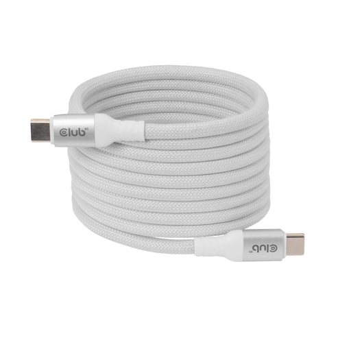 EAN 8719214473617 - CLUB3D CLUB 3D USB-C Magnetic-Coil Cable White cable USB 2 m USB C Blanco imagen 1