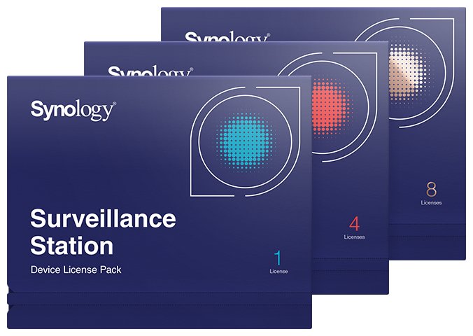 Licencia Física Synology Surveillance Device License Pack 4 Dispositivos