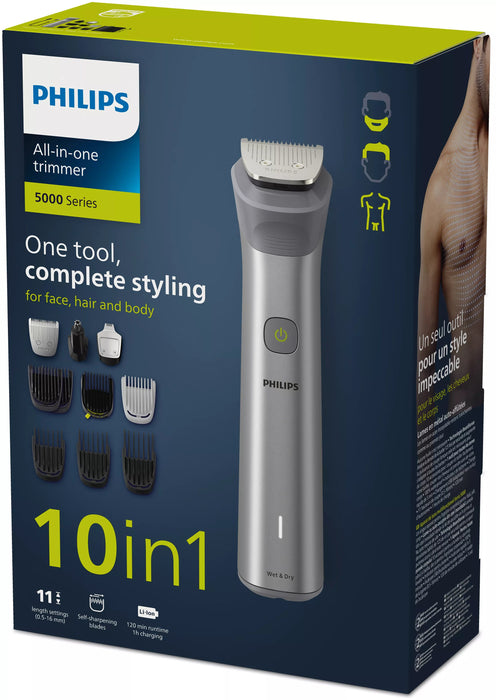 EAN 8720689002219 - Philips MG5920/15 cortadora de pelo y maquinilla Acero inoxidable 11 Ión de litio imagen 4