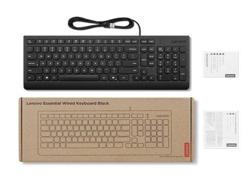 EAN 195892116479 - Lenovo 4Y41R64642 teclado Hogar / Oficina USB Danés Negro imagen 3