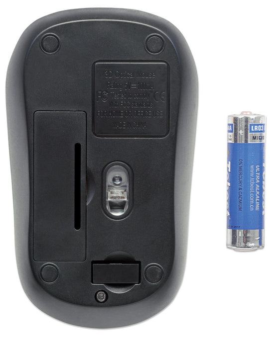 EAN 0766623179409 - Manhattan 179409 ratón Oficina Ambidextro RF inalámbrico Óptico 1000 DPI imagen 4