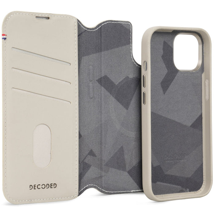 EAN 8720593010584 - Decoded D24IPO15PLDW5CY funda para teléfono móvil 17 cm (6.7") Funda cartera Beige imagen 7