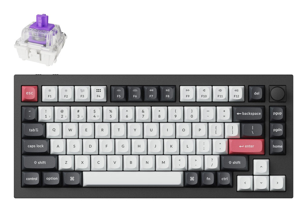 Keychron Q1 He 75%Magnetic Switch Carbon Black