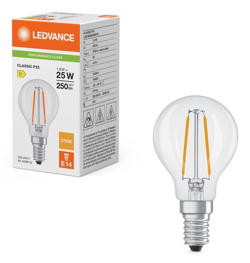EAN 4099854468117 - Osram LED Classic P lámpara LED Blanco cálido 2700 K 1,8 W E14 D imagen 5