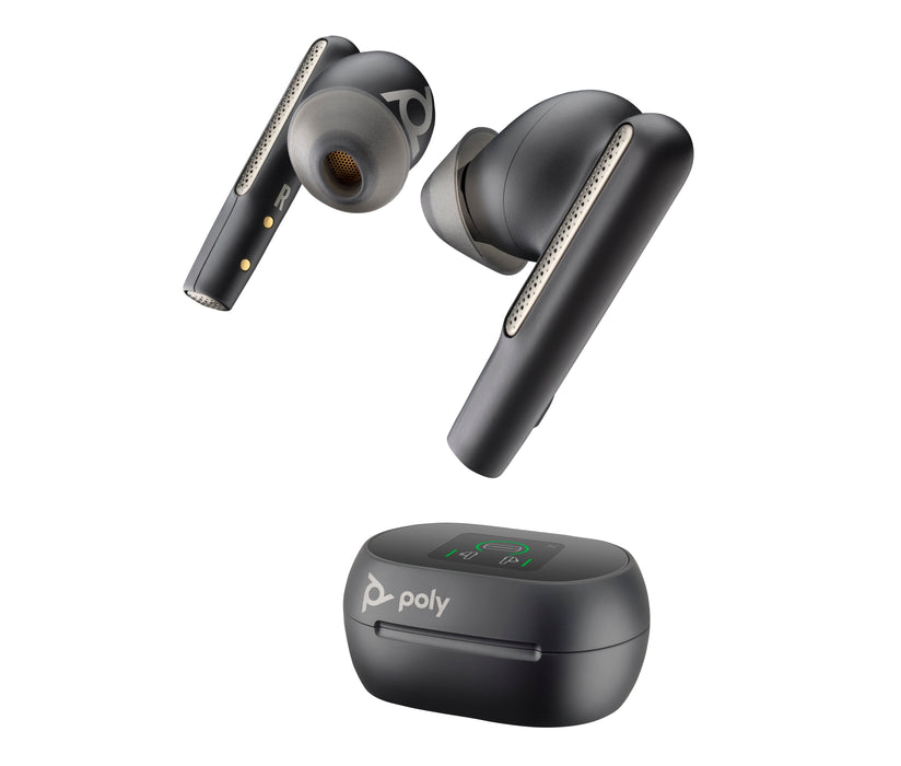 EAN 0197497053913 - HP Poly Voyager Free 60+ UC M Carbon Black Earbuds +BT700 USB-C Adapter +Touchscreen Charge Case Auricula imagen 1