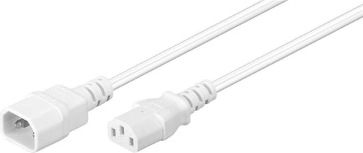 EAN 5704174194071 - Microconnect PE040605W cable de transmisión Blanco 0,5 m C14 acoplador C13 acoplador imagen 1