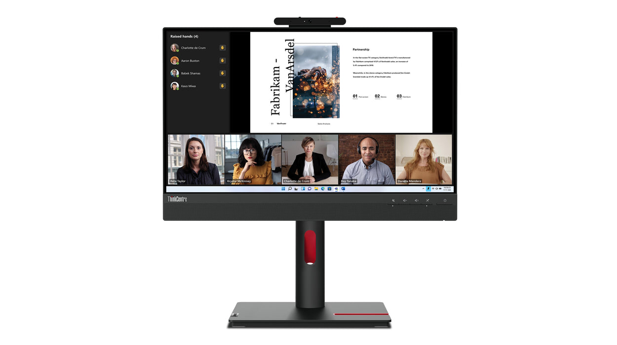 EAN 0196804375465 - Lenovo ThinkCentre Tiny-In-One 22 Gen 5 pantalla para PC 54,6 cm (21.5") 1920 x 1080 Pixeles Full HD LED  imagen 1