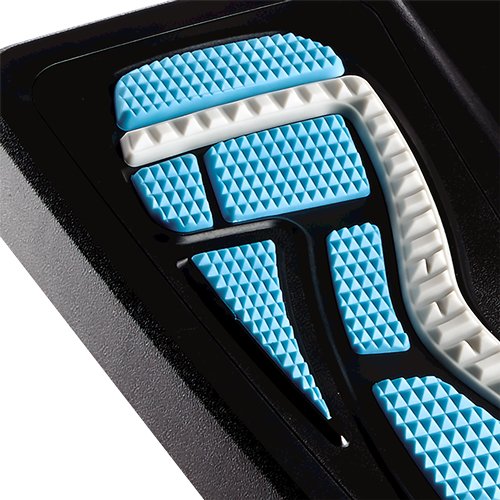 EAN 0043859675500 - Fellowes 8068001 soporte para el apoyo de pies Azul, Carbón vegetal, Gris imagen 5