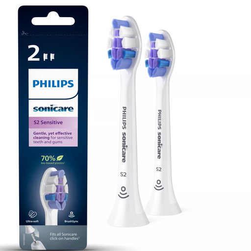 EAN 8720689020121 - Philips HX6052/10 cepillo de cabello 2 pieza(s) Blanco imagen 1