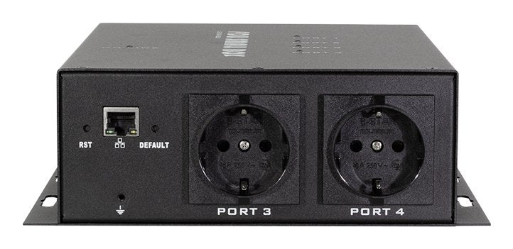 Logilink Pdu4s01 Unidad De Distribución De Energía (Pdu) 4 Salidas Ac Negro