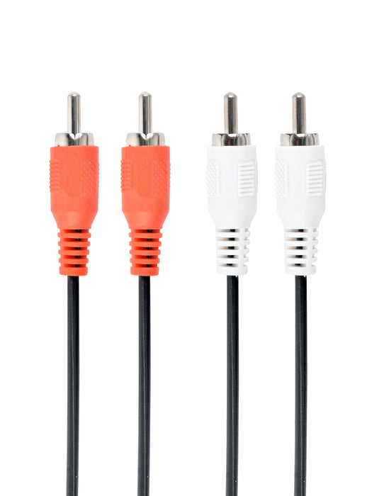 EAN 8716309096683 - Cablexpert CCA-2R2R-6 cable de audio 1,8 m 2 x RCA Negro, Rojo, Blanco imagen 2