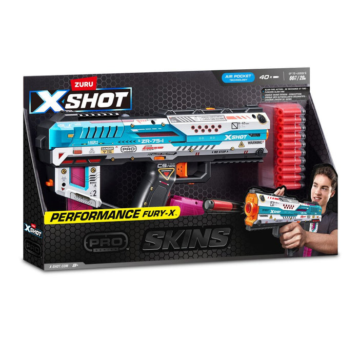 Zuru Xshot Skins Fury-X (Inkl. 40 Half-Darts) 36772