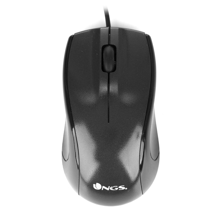 EAN 8435430603927 - NGS Black Mist ratón Oficina mano derecha USB tipo A Óptico 800 DPI imagen 1