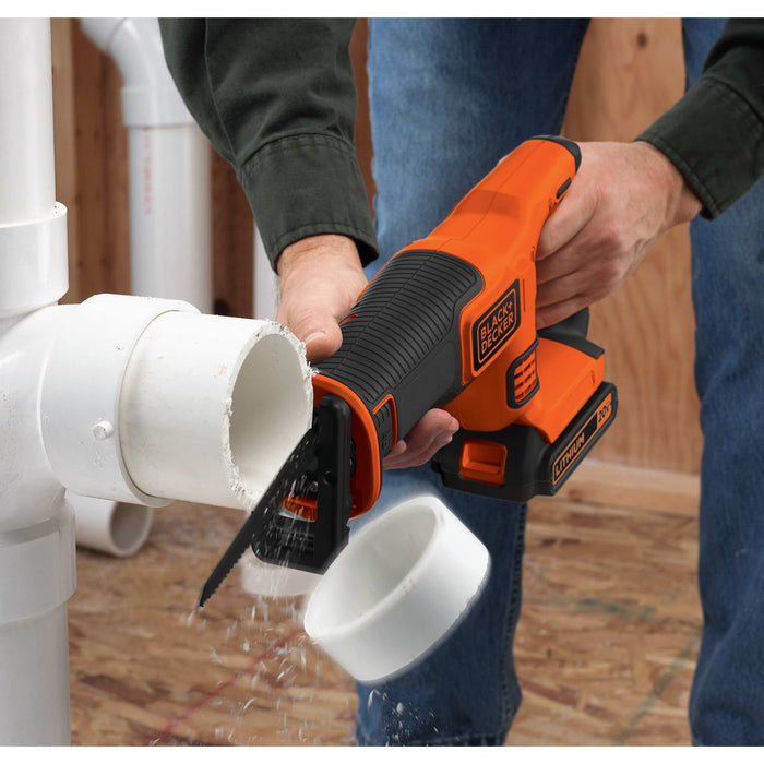 EAN 5035048562208 - Black & Decker BDCR18-QW sierra recíproca Negro, Naranja imagen 4