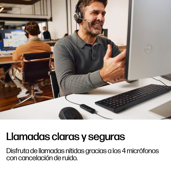 EAN 0199251821936 - HP Poly Mission 825 Stereo USB Wired Headset Alámbrico Diadema Llamadas/Música USB Type-C / USB Type-A Ne imagen 6