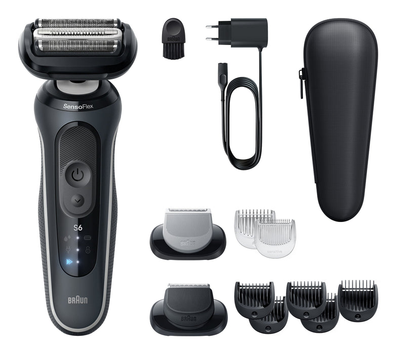 Afeitadora  Braun Series 6 62-G1650s (Negro) 8700216645362
