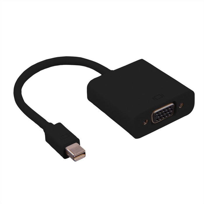 EAN 7630049610231 - VALUE 12.99.3126 adaptador de cable de vídeo 0,15 m Mini DisplayPort VGA (D-Sub) Negro imagen 1