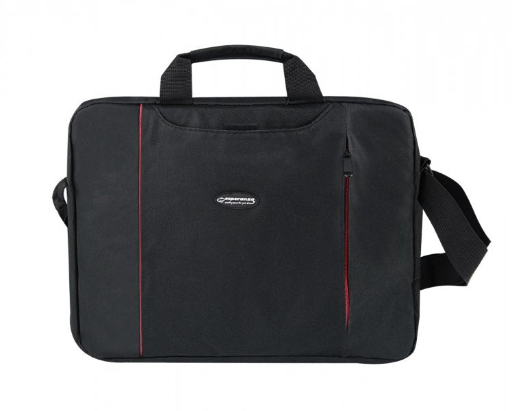 EAN 5901299941300 - Esperanza SALERNO 39,6 cm (15.6") Maletín Toploader Negro, Rojo imagen 2