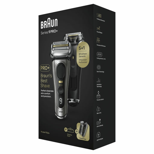 EAN 7500435218061 - Braun Series 9 Pro+ 9525s Wet & Dry Máquina de afeitar de láminas Recortadora Metálico imagen 2