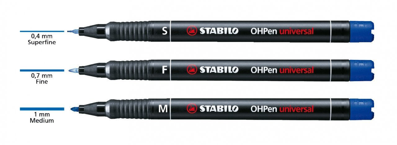 Stabilo Marcador Permanente Ohpen Universal M Punta Media 1.0mm Rojo