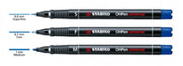 EAN 4006381114981 - STABILO OHPen universal permanent, 4 Pack marcador permanente Punta redonda Negro, Azul, Verde, Rojo 4 pi imagen 4