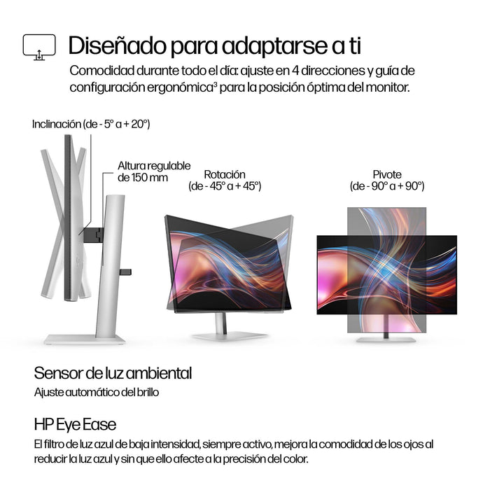 EAN 5715063748701 - HP Series 7 Pro 27 inch QHD Thunderbolt 4 Monitor - 727pu pantalla para PC 68,6 cm (27") 2560 x 1440 Pixe imagen 7