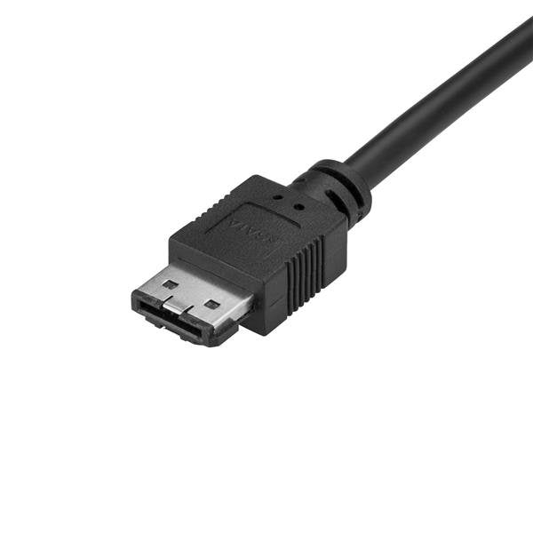 Startech.Com Cable De 1m Adaptador Usb-C A Esata Cable Conversor Usb Tipo C A Esata Usb 3.0 Controlador De Almacenamiento Sata 6gb/S Usb 3.0 Negro
