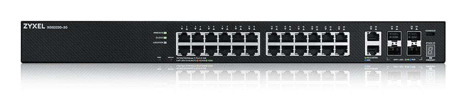 EAN 4718937624942 - Zyxel XGS2220-30 Gestionado L3 Gigabit Ethernet (10/100/1000) Negro imagen 3