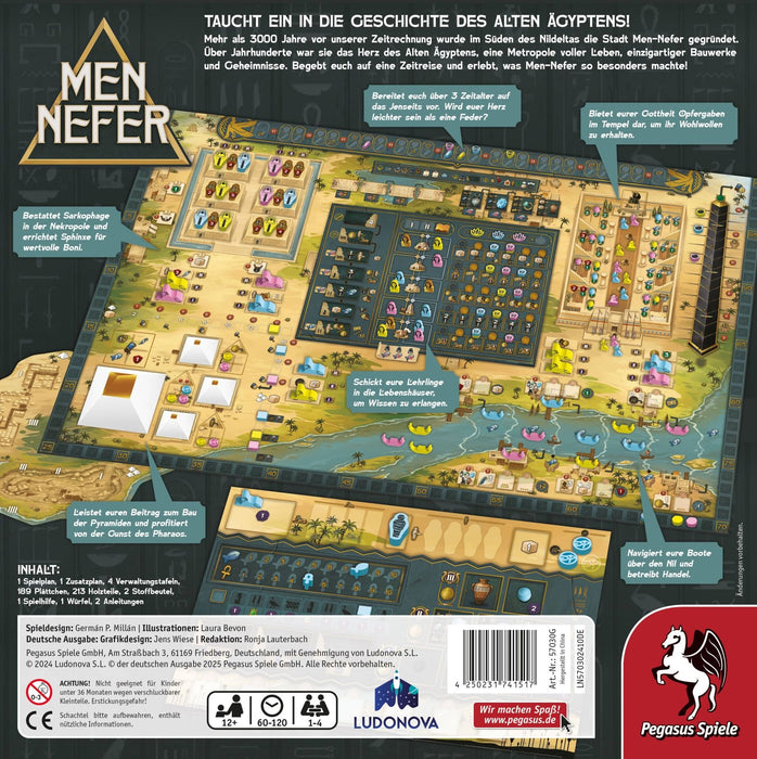 EAN 4250231741517 - Pegasus Men-Nefer 120 min Juego de mesa imagen 4