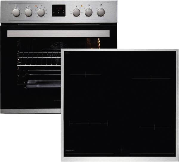 Sharp K-62d19im0-Eu, Juego De Cocina Acero Inoxidable/Negro 10803244