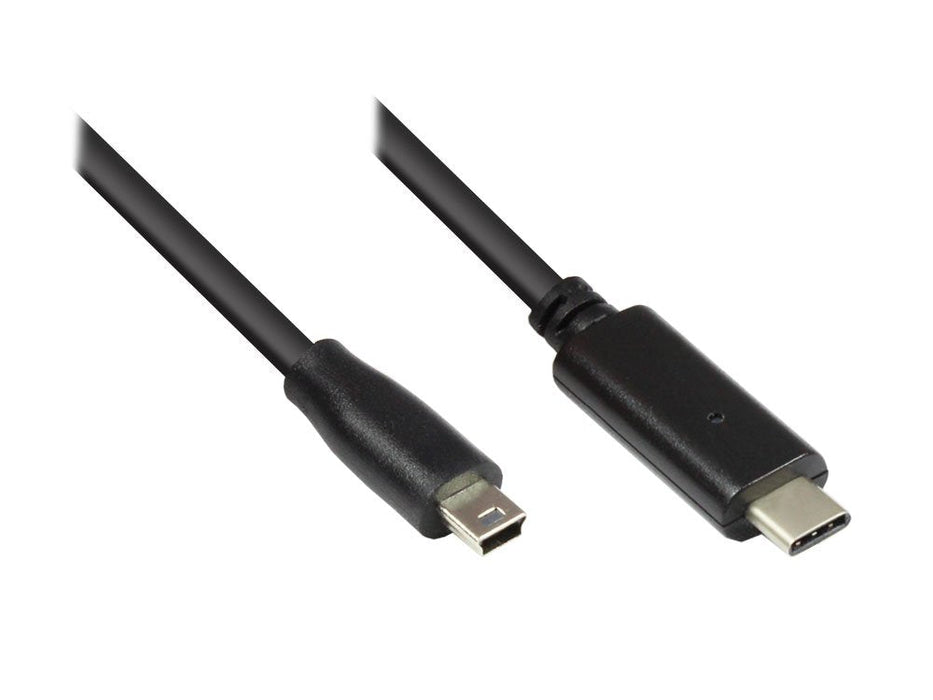 Good Connections Usb2.0 Cable C-Mini B5pol. Schw. 1m