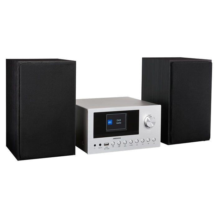 Medion Life P85003 Micro-Audio-System Silber