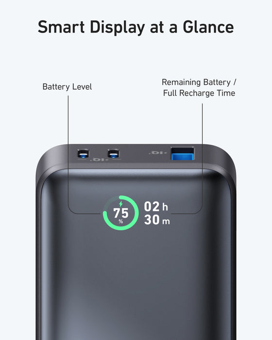 EAN 0194644145408 - Anker 533 Power Bank (PowerCore 30W) Litio 10000 mAh Negro imagen 5