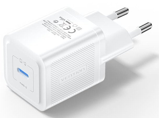 EAN 6922794782105 - Vention FEPW0-EU cargador de dispositivo móvil Auriculares, Smartphone, Reloj inteligente, Tableta Blanco imagen 1