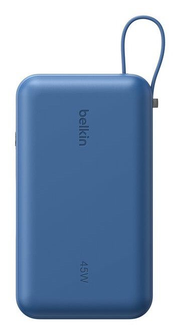 Belkin Powerbk.+ Displ. 45w Blau 20.000mah/Usb-C Kabel Bpb036hqbl