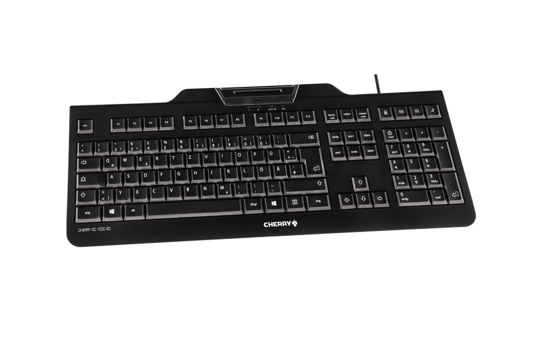 EAN 4025112084607 - CHERRY KC 1000 SC teclado Oficina USB AZERTY Francés Negro imagen 3