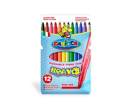 EAN 8003511427559 - Carioca Bravo rotulador Extra-grueso Multicolor 12 pieza(s) imagen 1