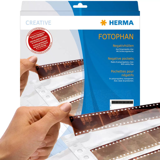 EAN 4008705077699 - HERMA 7769 almacenaje de negativo fotográfico y diapositiva Funda para archivo de negativos 100 páginas imagen 1