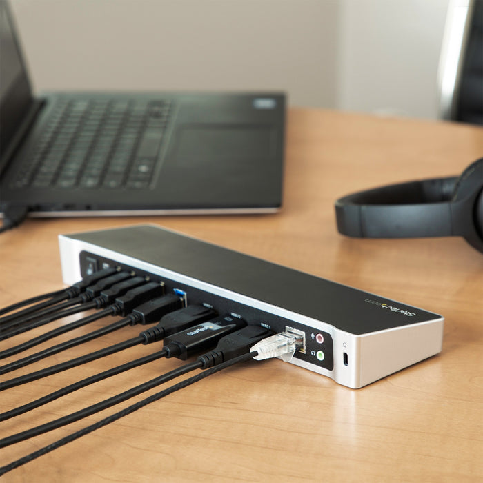 EAN 0065030860918 - StarTech.com USB3DOCKH2DP base para portátil y replicador de puertos Alámbrico USB 3.2 Gen 1 (3.1 Gen 1)  imagen 5