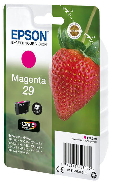 EAN 8715946626017 - Epson Strawberry C13T29834022 cartucho de tinta 1 pieza(s) Original Rendimiento estándar imagen 1