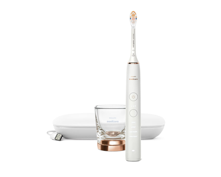 EAN 8720689023214 - Philips HX9911/23 cepillo eléctrico para dientes Adulto Cepillo dental sónico Oro rosa, Blanco imagen 1
